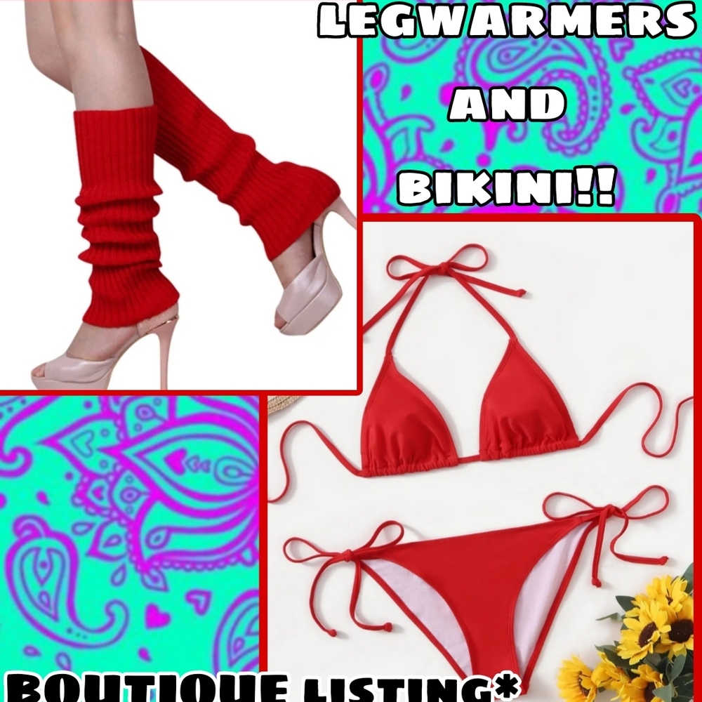 Red Bikini Set
